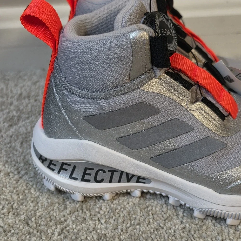 Adidas FortaRun BOA ATR Boots Reflective Silver  Grade School Size 12.5Y S23813